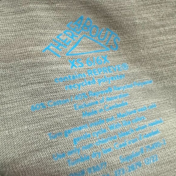 NEW! Girls Thereabouts Top Lace Ruffle Sleeves Hedge Green XS 6/6X Recycled Poly - Picture 9 of 10